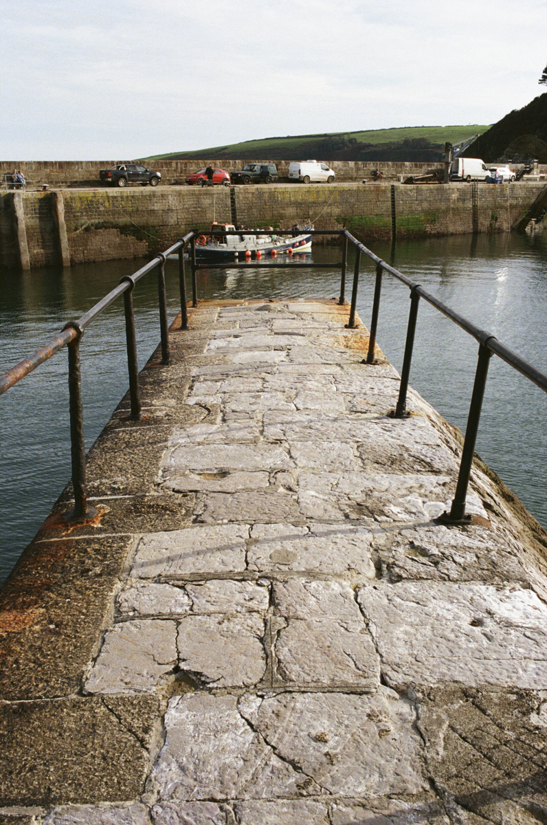Canon AE-1 Program paired with a 35mm lens, tested on location in Fowey and Charlestown, Cornwall.