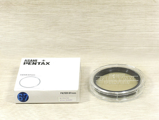 Pentax 6x7 67mm cloudy filter, 7742